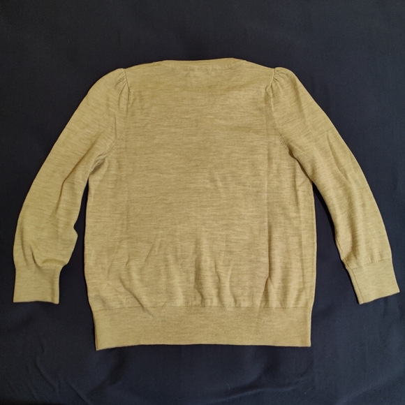 New 🆕 Boden Fine Wool Sweater With Gathered Shoulder, Size 12 - Picture 9 of 11